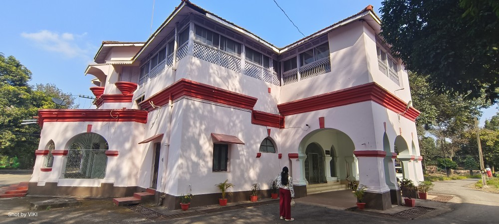 A British Colonial House with Traditional Design.