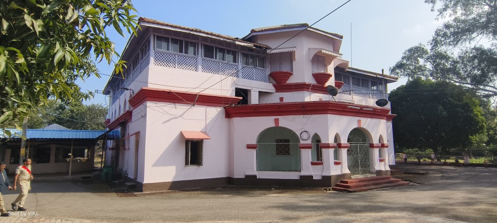 Beautiful British colonial architecture in a tropical setting.