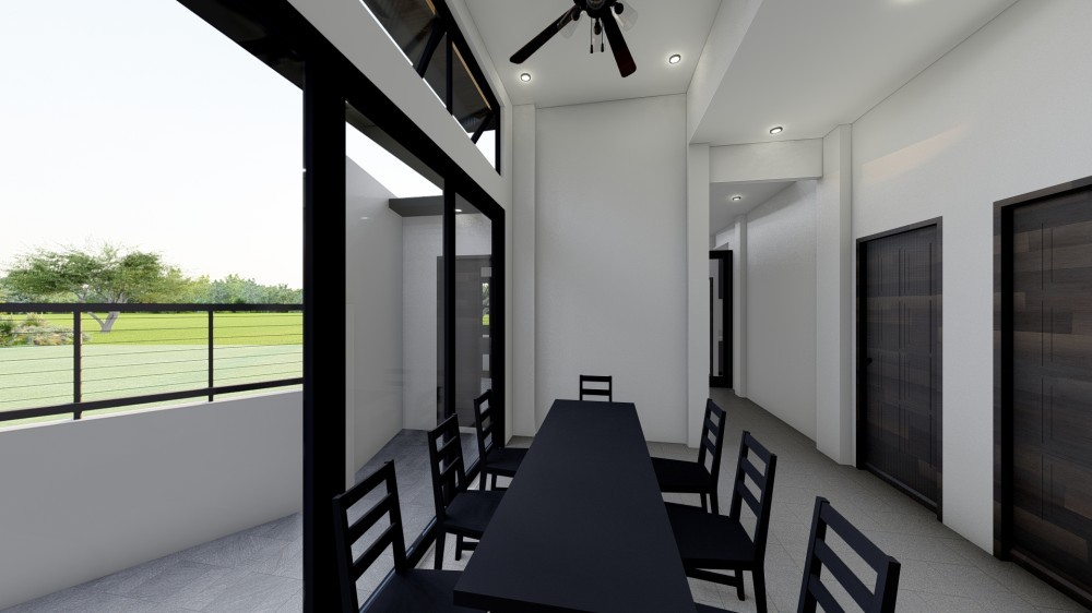 Modern Warm Dining Area With Earthy Neutrals